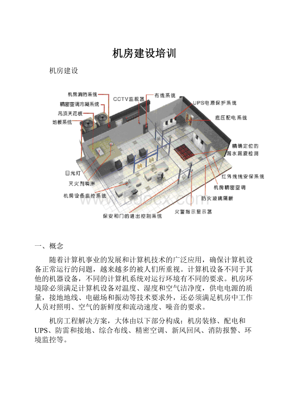 机房建设培训.docx