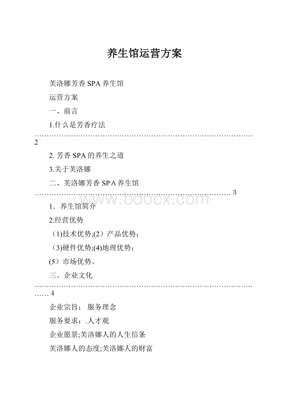 养生馆运营方案.docx_第1页