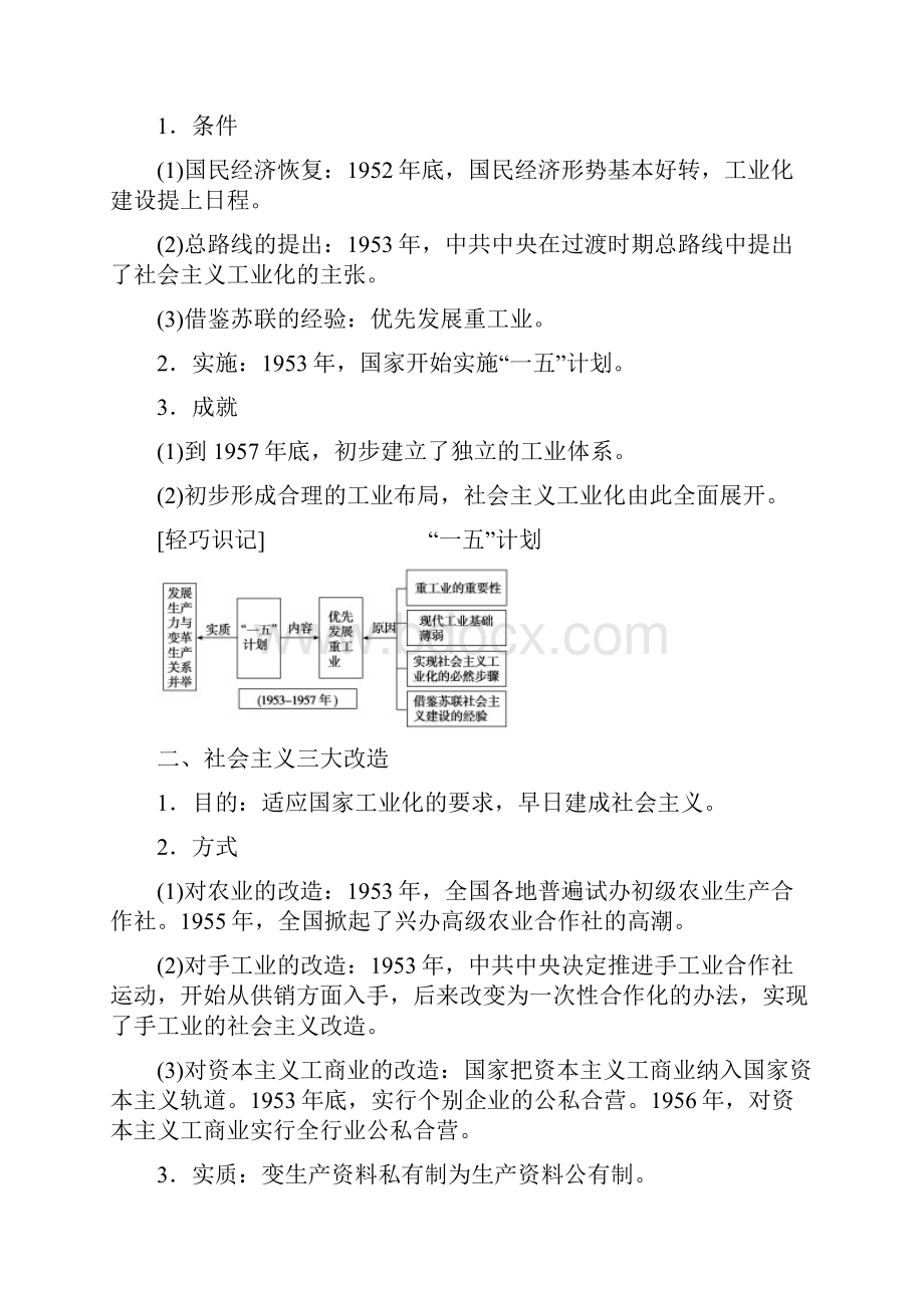 高考历史一轮复习第9单元中国社会主义建设发展道路的探索第20讲中国社会主义经济建设的曲折发展教师用.docx_第2页