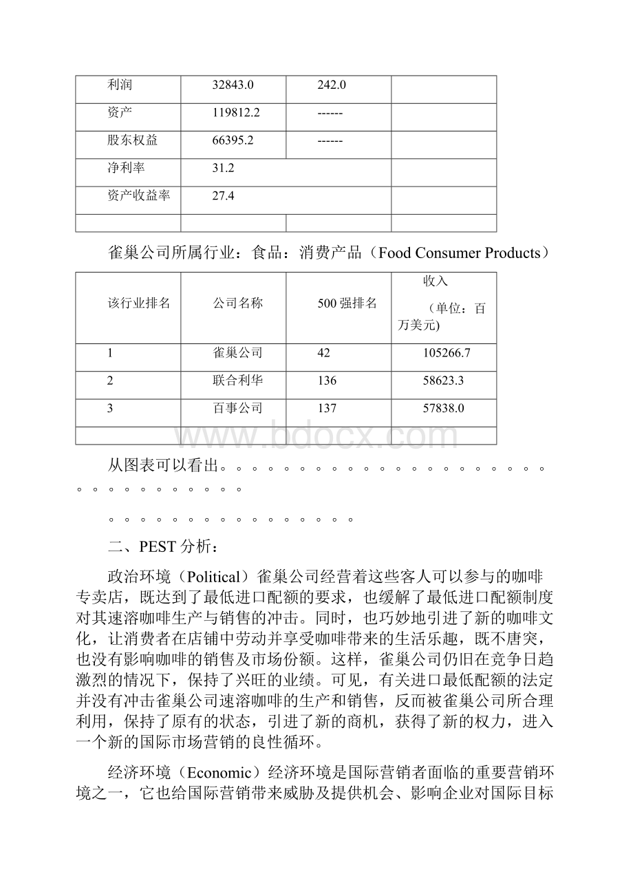 雀巢集团国际化经营战略.docx_第3页