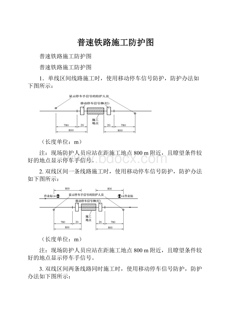 普速铁路施工防护图.docx