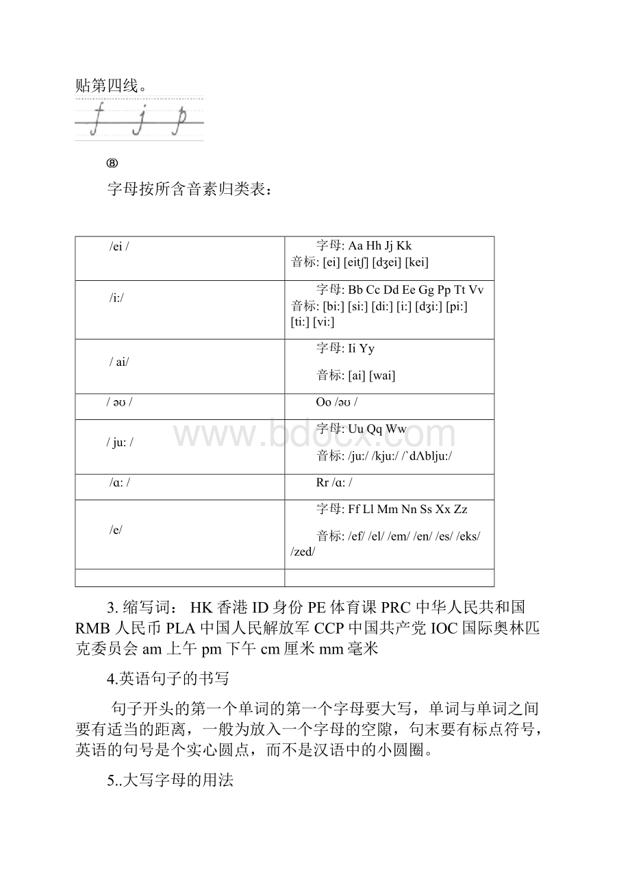 人教版七年级英语上册各单元知识点汇总.docx_第3页