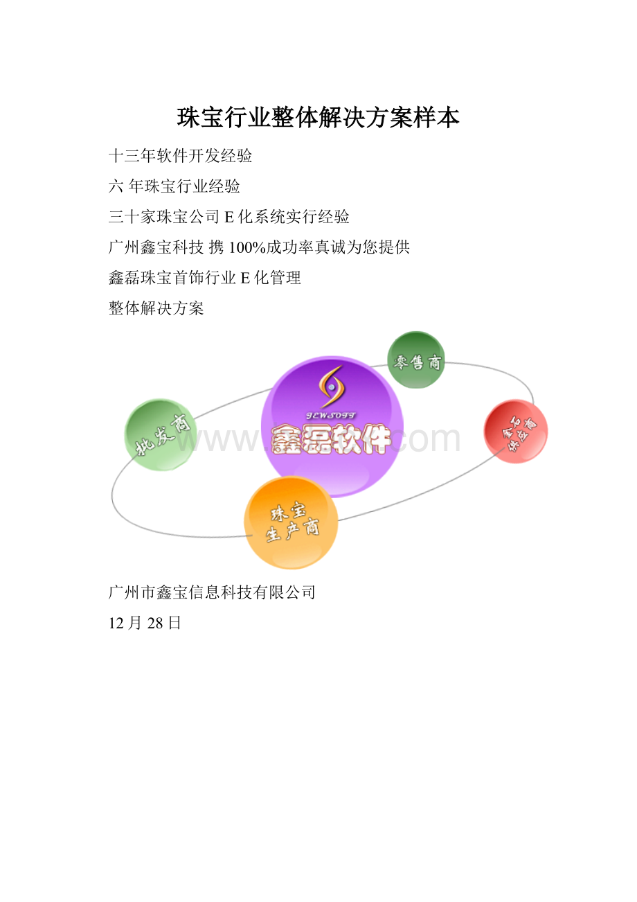 珠宝行业整体解决方案样本.docx