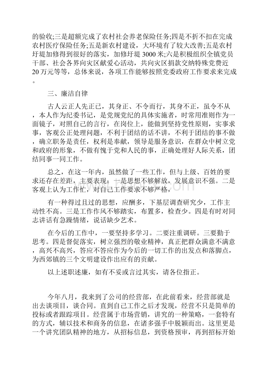 纪委书记廉政工作述职报告.docx_第3页