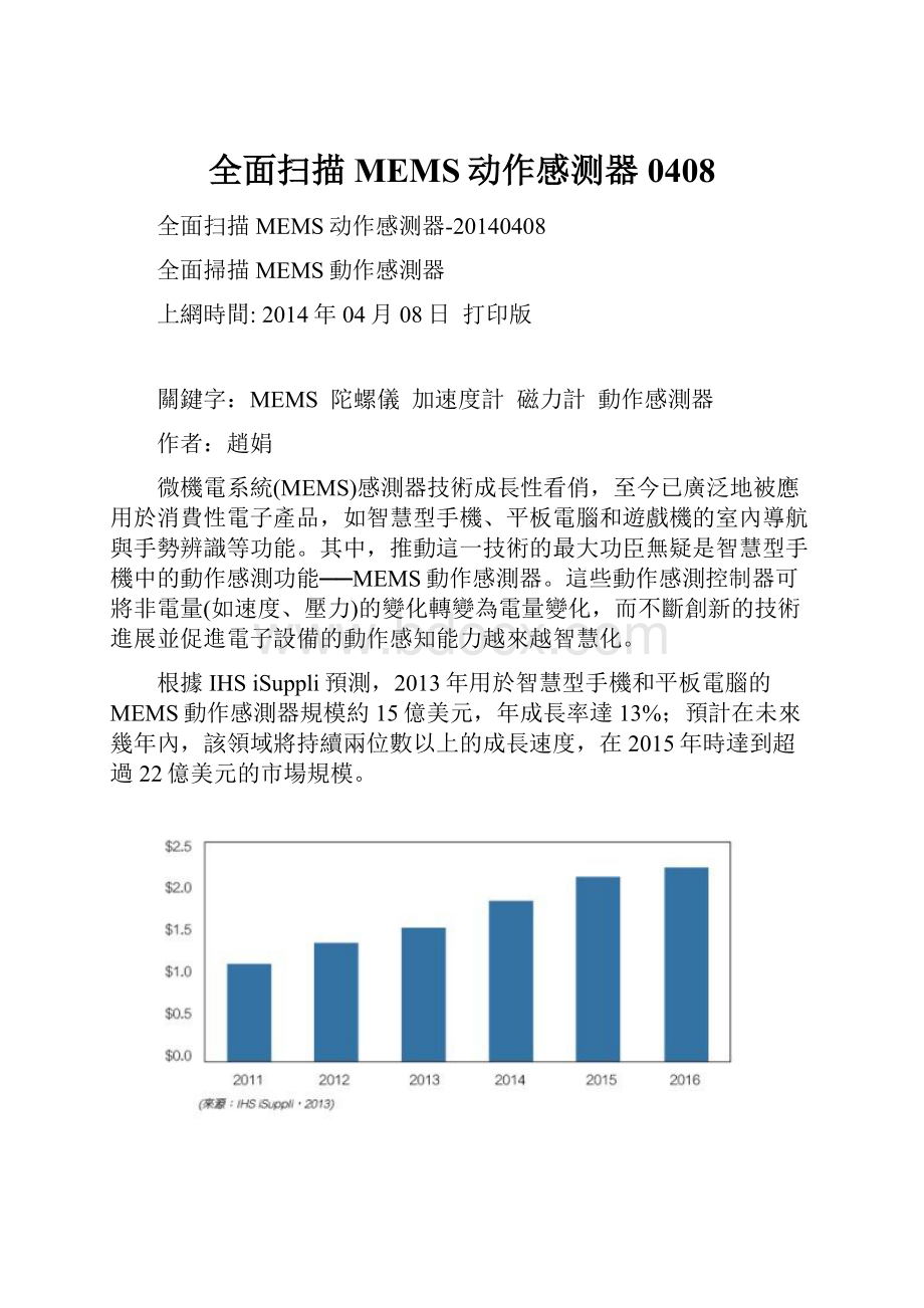 全面扫描MEMS动作感测器0408.docx