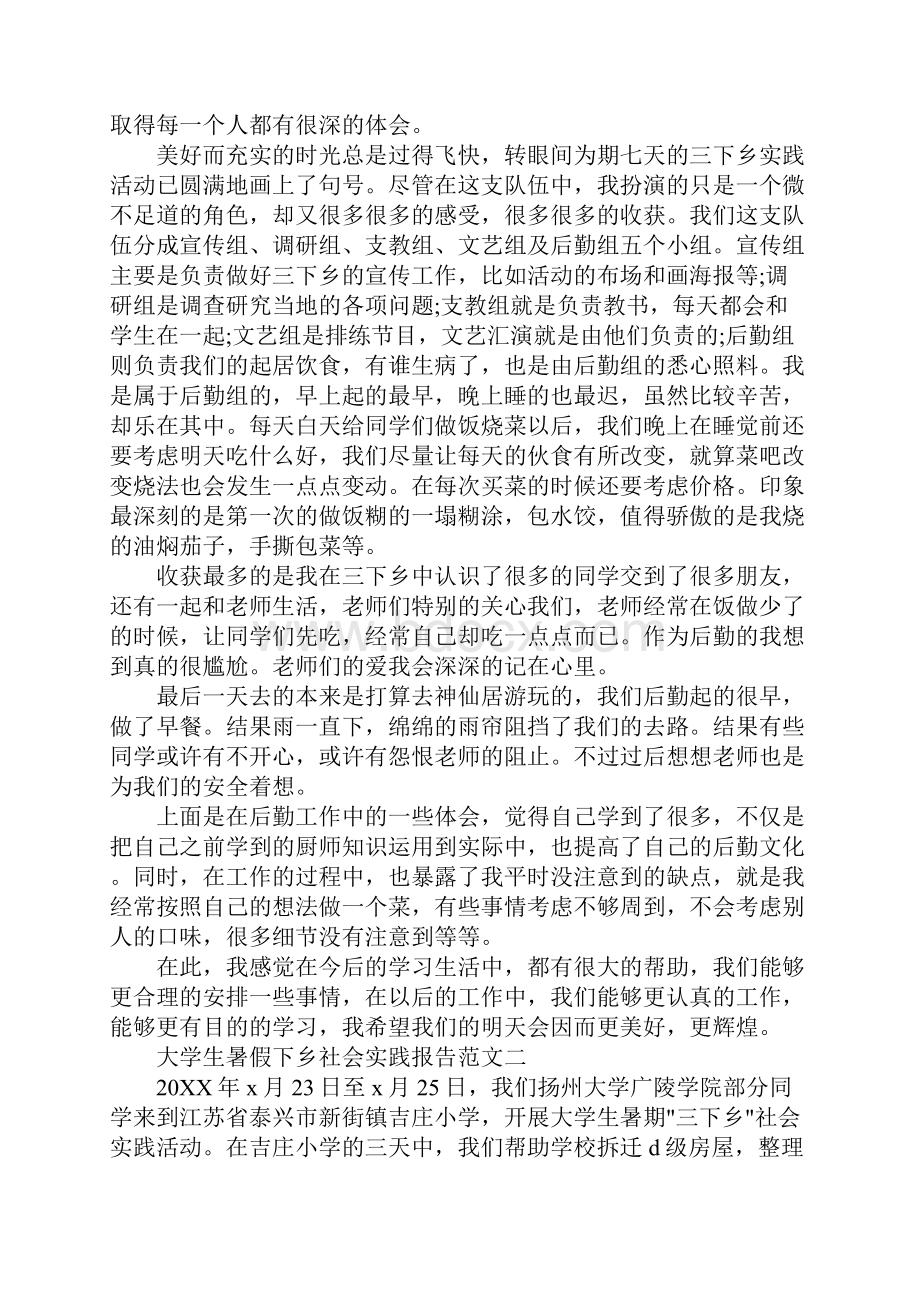 大学生三下乡社会实践报告多篇.docx_第3页