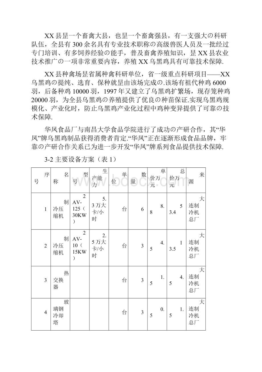 XX乌黑鸡养殖及加工产业化项目可行性商业计划书审报完稿.docx_第3页