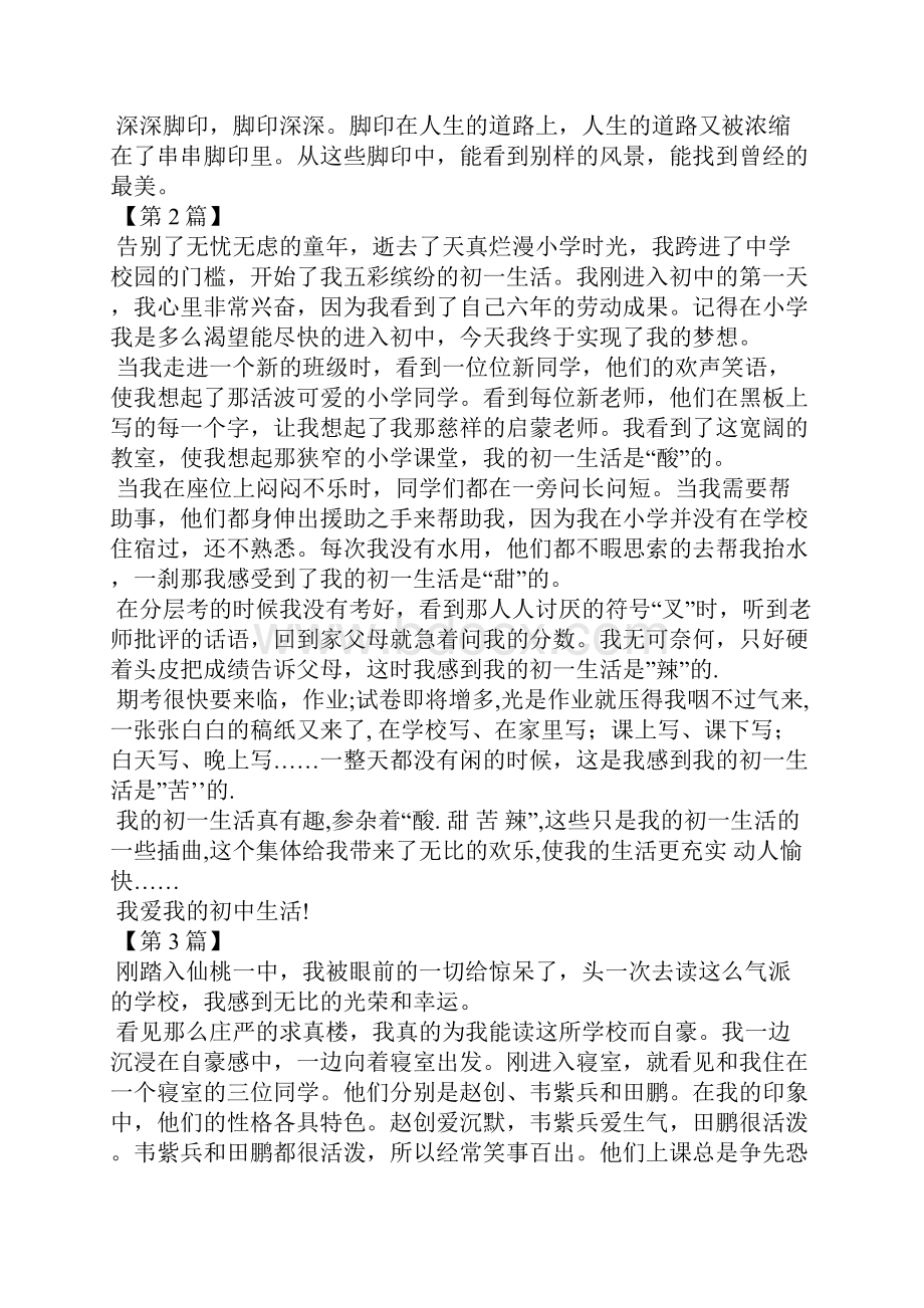 我的初中生活作文600字.docx_第2页