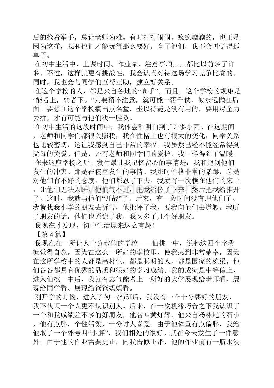 我的初中生活作文600字.docx_第3页