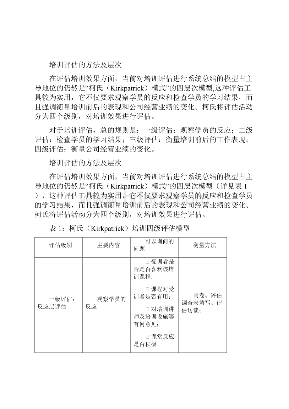 柯氏四级培训评估模式13页.docx_第3页