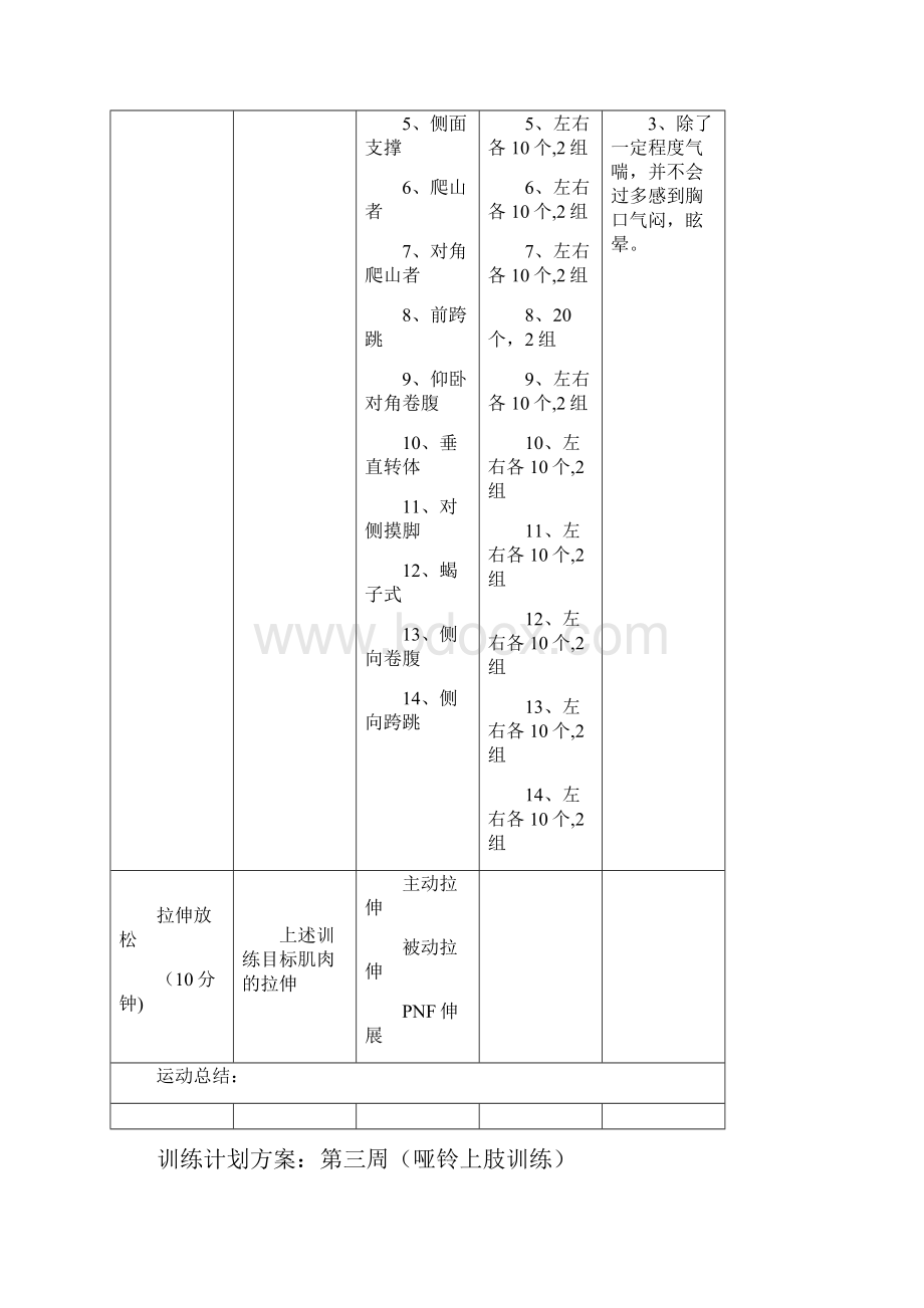 塑形私人教练训练计划.docx_第3页