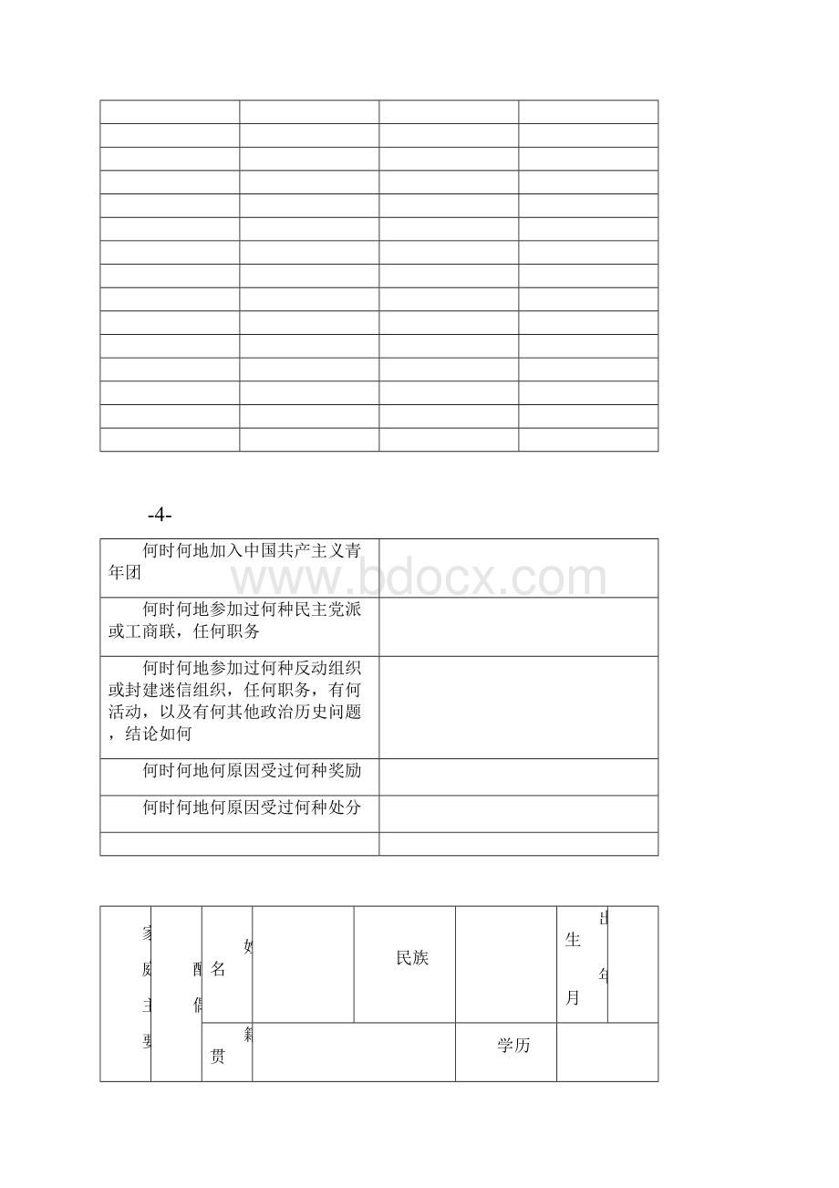 入党志愿书空白表格.docx_第3页