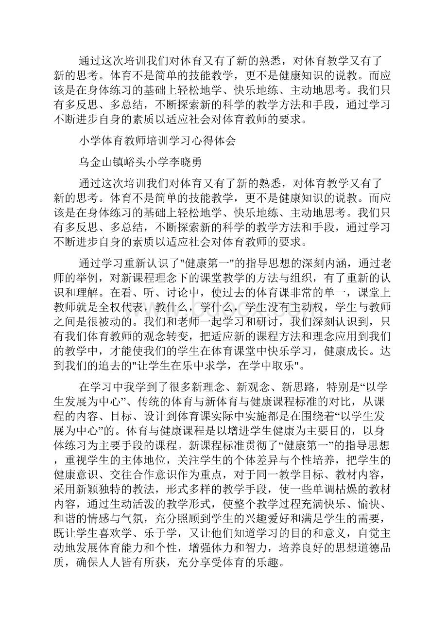 小学体育教师心得体会精选多篇.docx_第3页