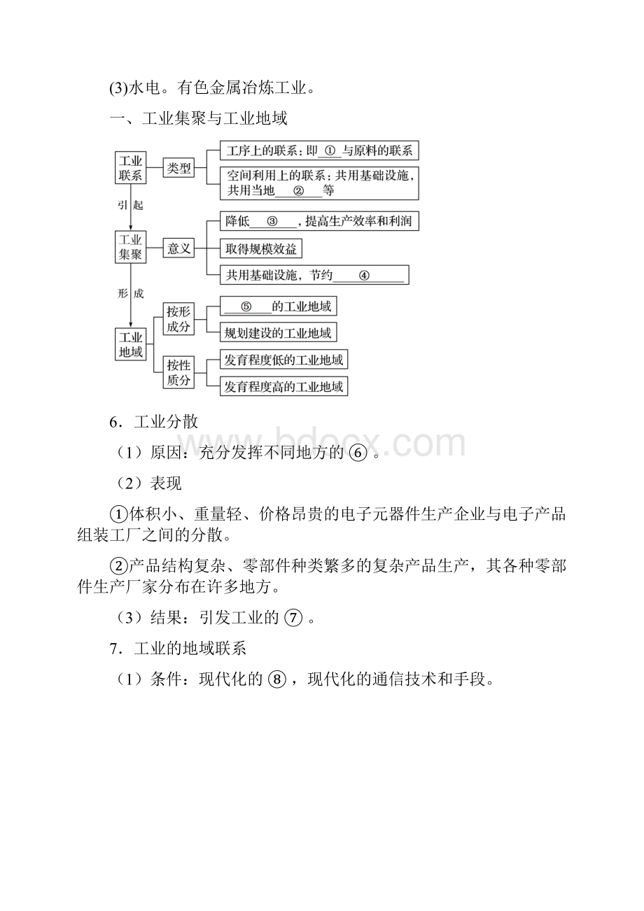 人教高中地理必修2《第四章 工业地域的形成与发展 章节复习与测试》52.docx_第3页