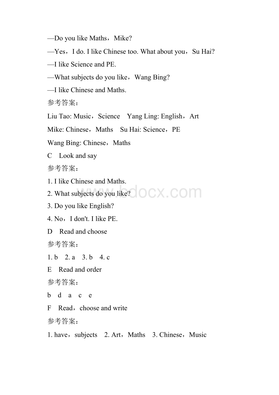 新译林英语四年级下册补充习题听力稿和答案.docx_第2页
