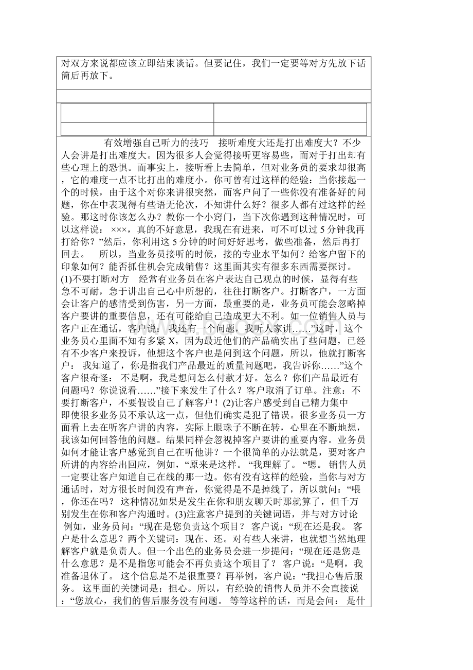 电话销售实战时间掌控购买信号捕捉及其它应对技巧.docx_第3页