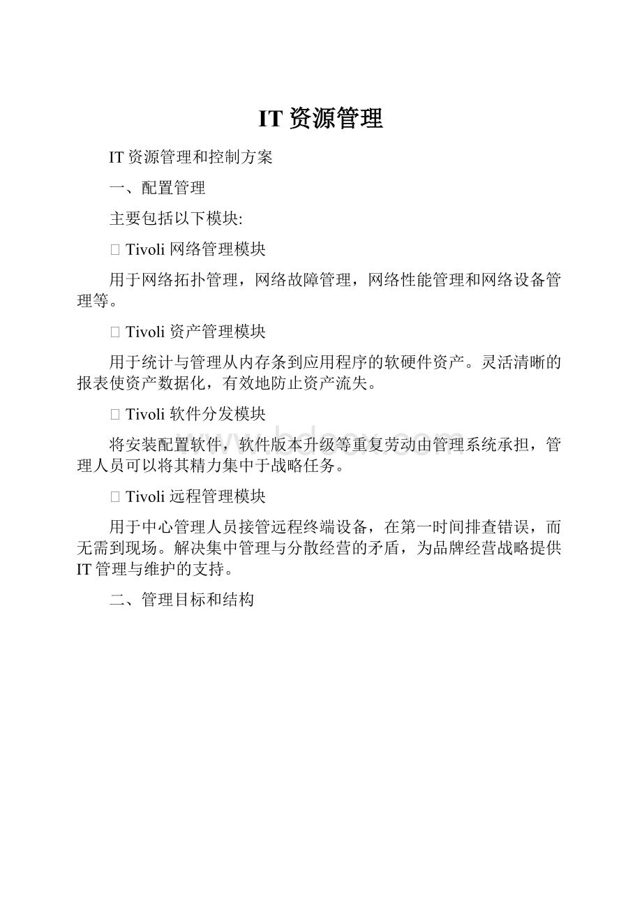 IT资源管理.docx