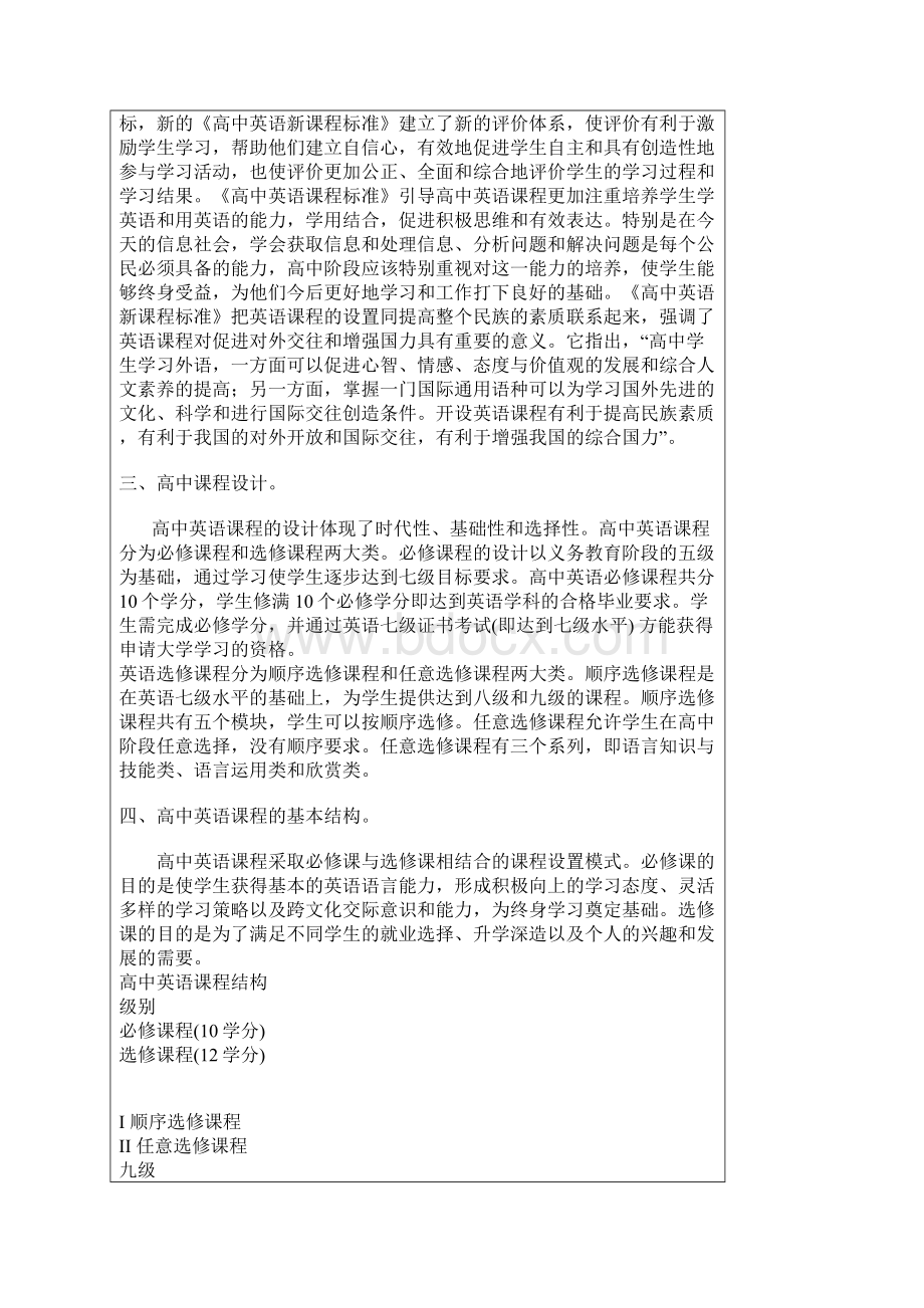 高中英语新课程标准解读.docx_第2页