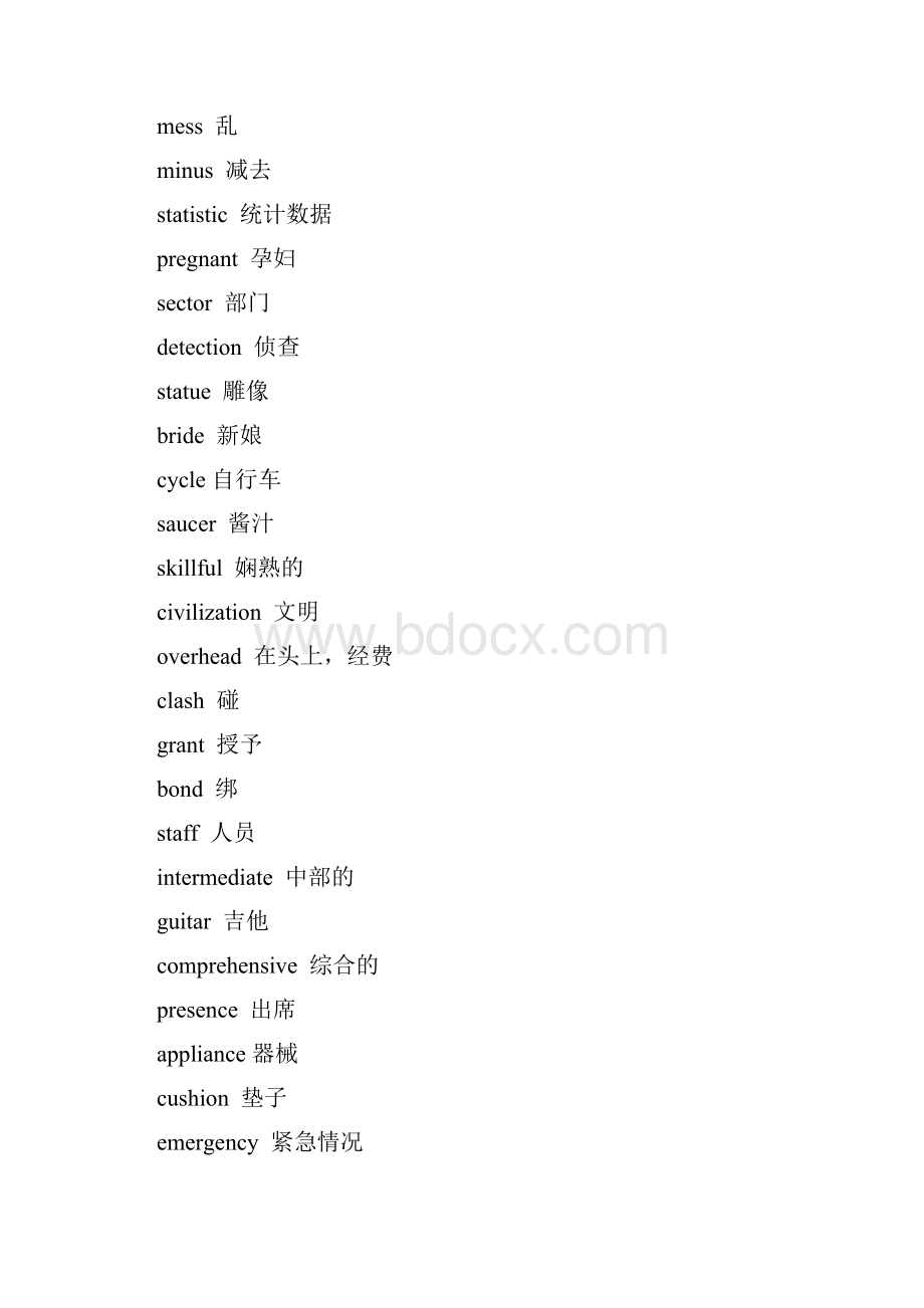 四级词汇表乱序版1.docx_第2页