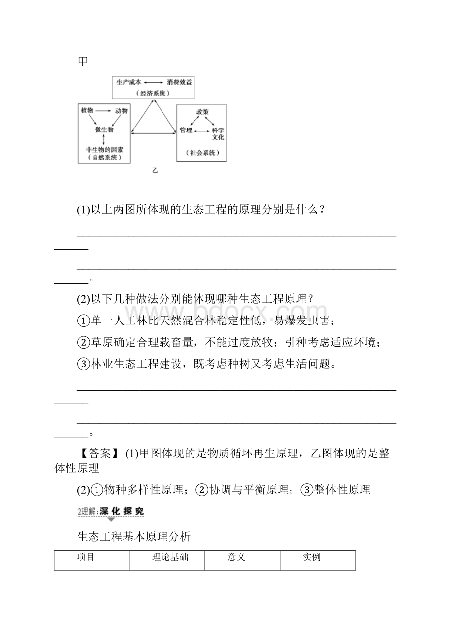 届高三生物一轮复习 第4讲 生态工程讲义 新人教版选修3.docx_第2页