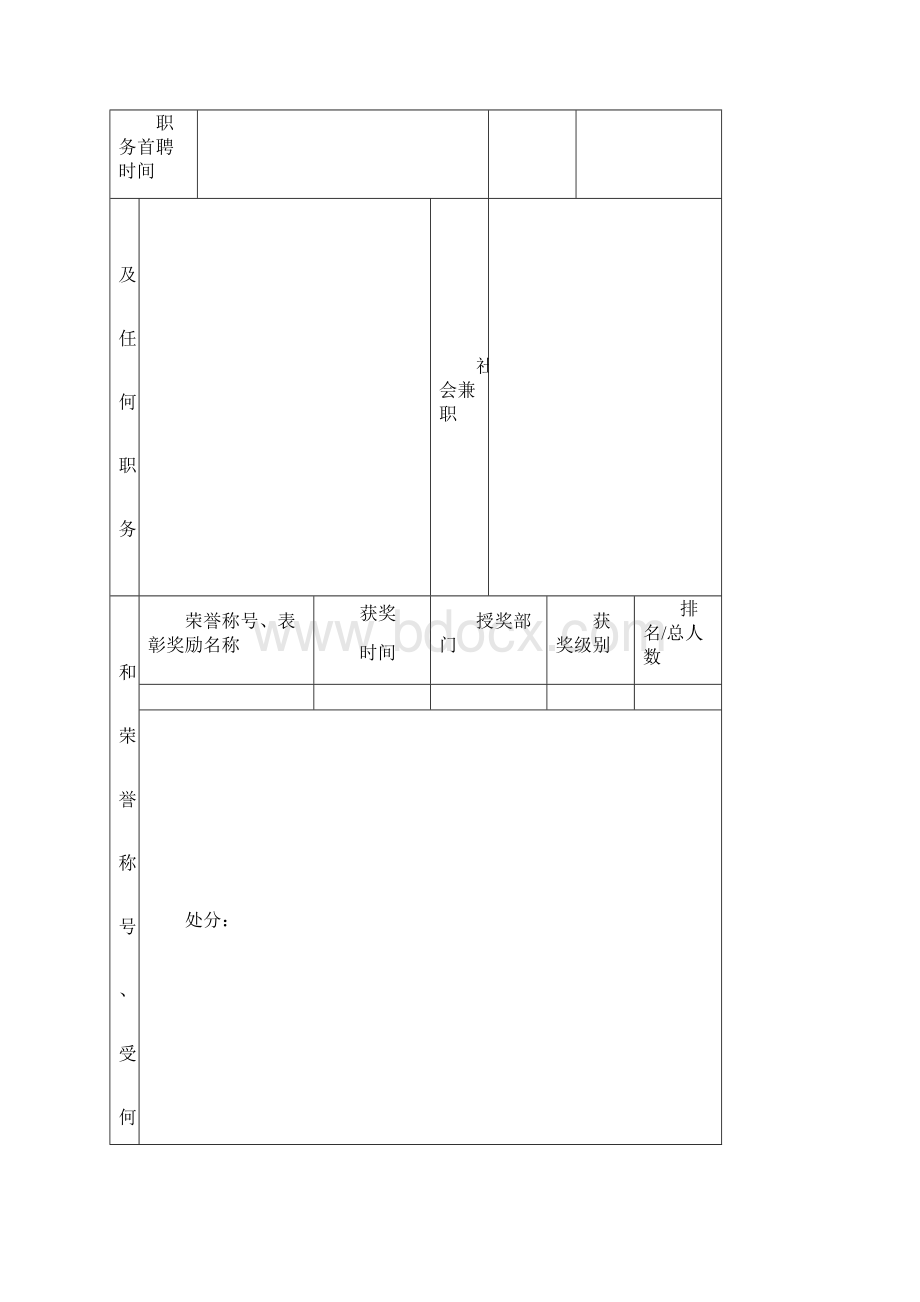 江苏省高等学校教师职务任职资格评审表高级填写A4纸双面打印.docx_第3页