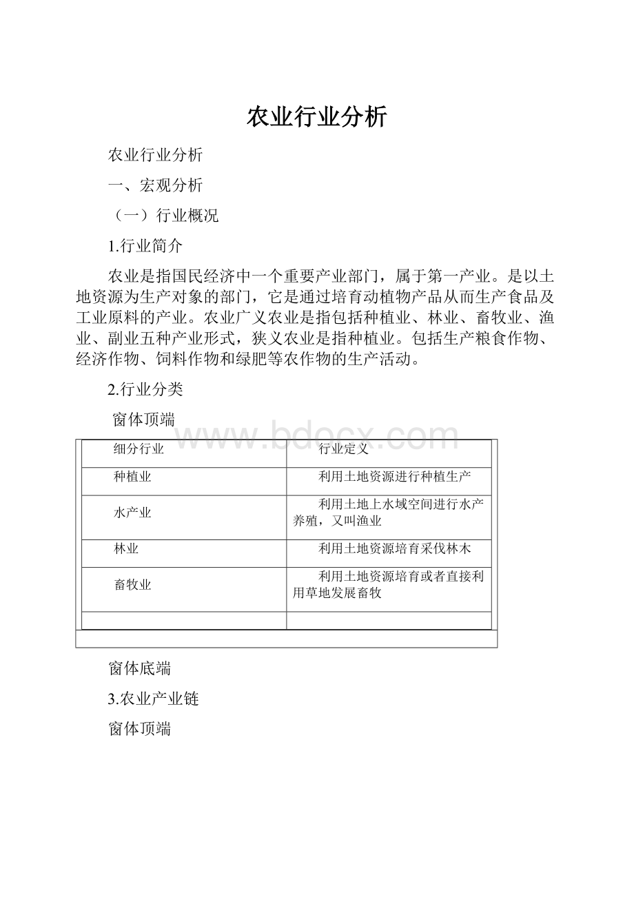 农业行业分析.docx_第1页