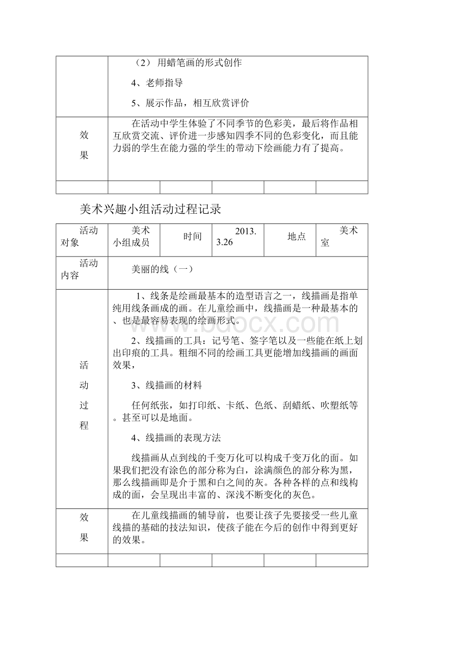 美术小组活动记录11.docx_第3页