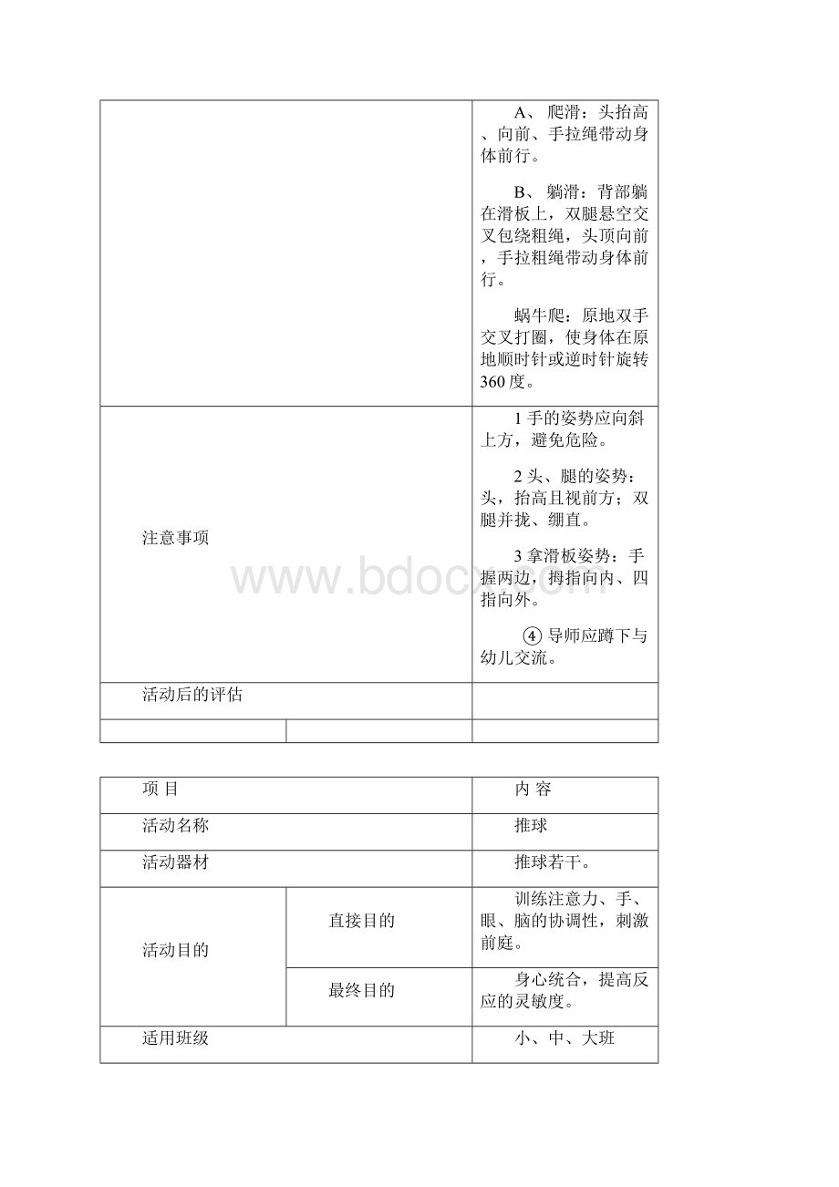 小班感统教案集教学总结.docx_第2页