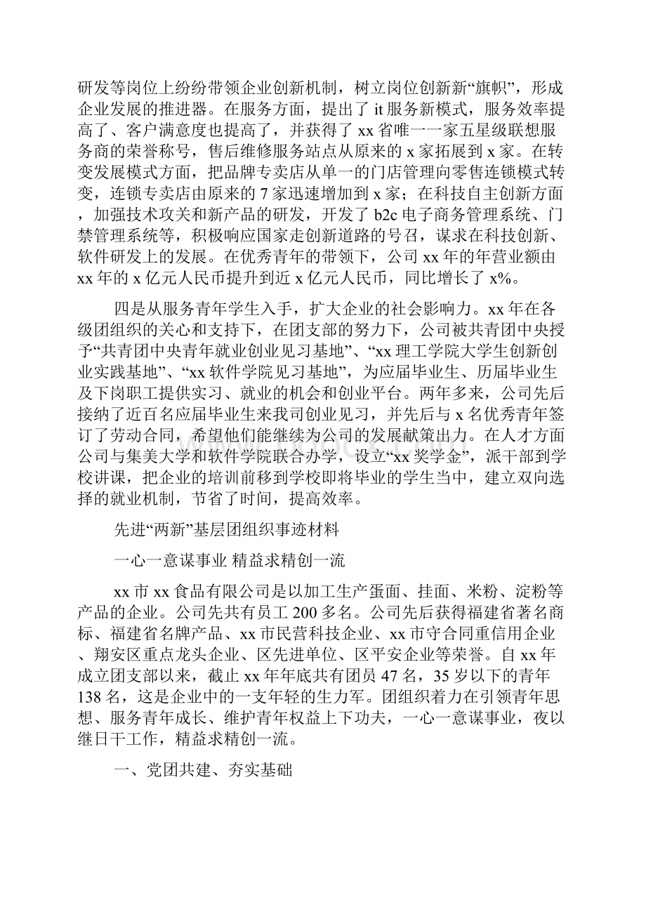 先进两新基层团组织事迹材料多篇.docx_第3页