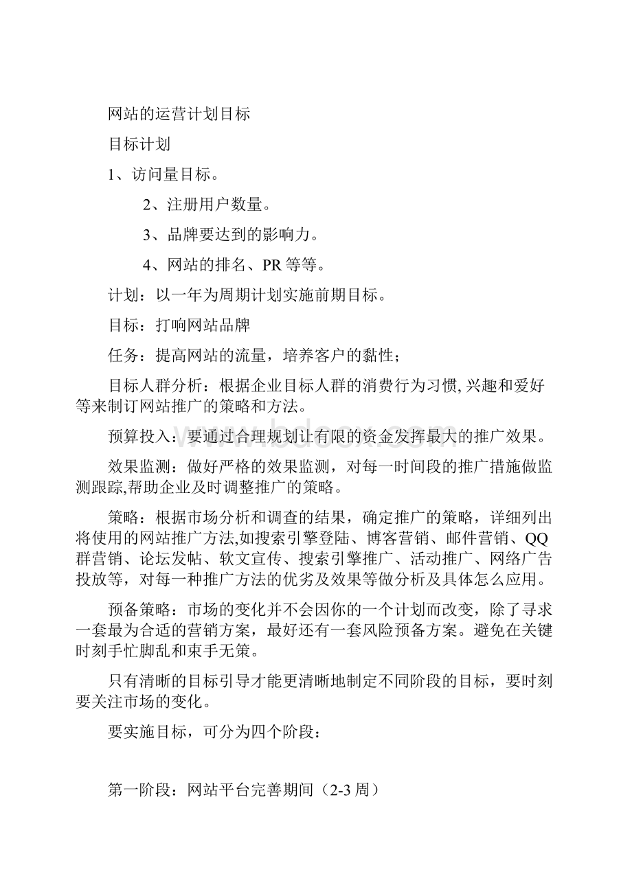 网站运营策划方案.docx_第2页