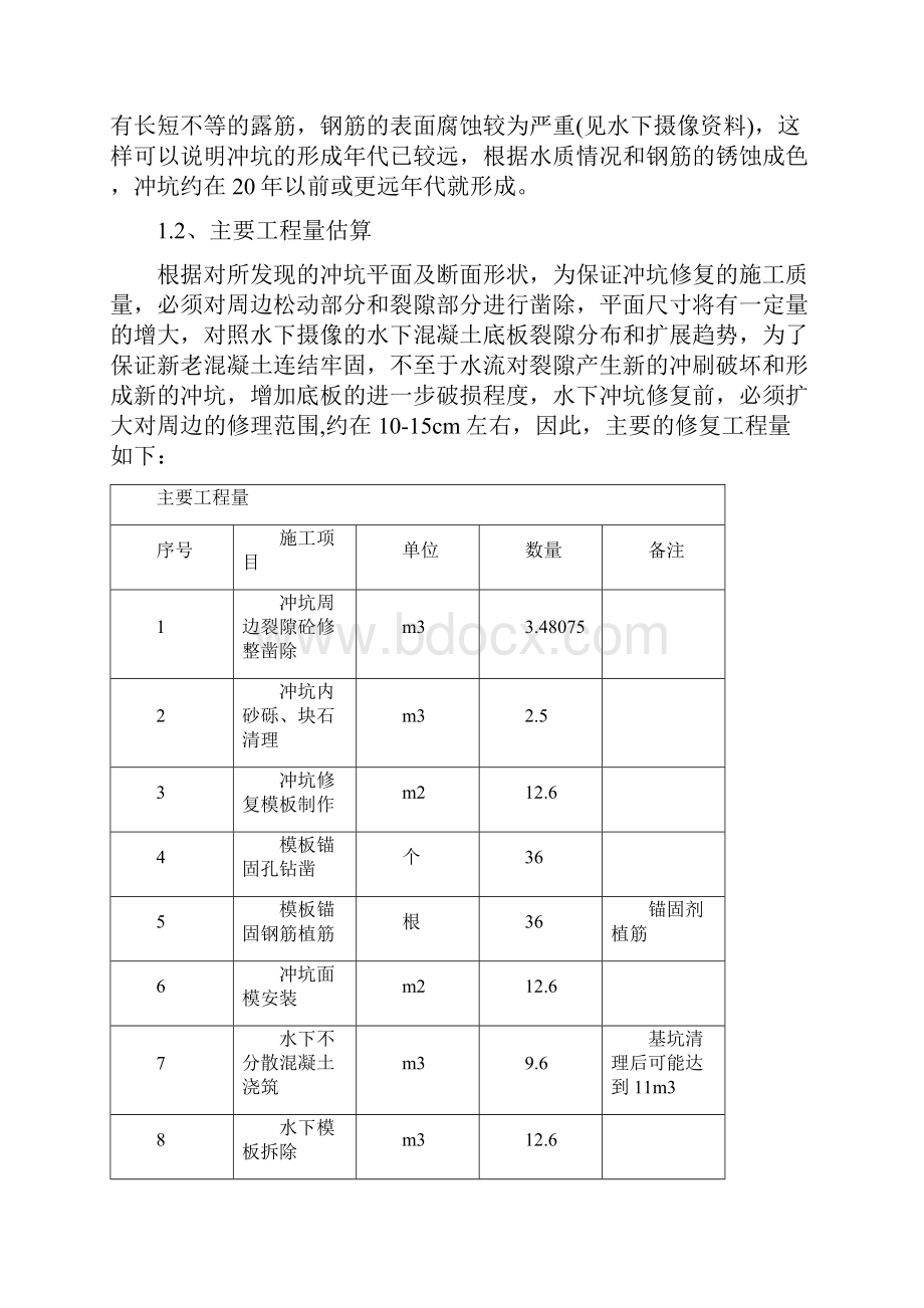 电厂大坝尾水冲刷修复工程施工方案.docx_第2页