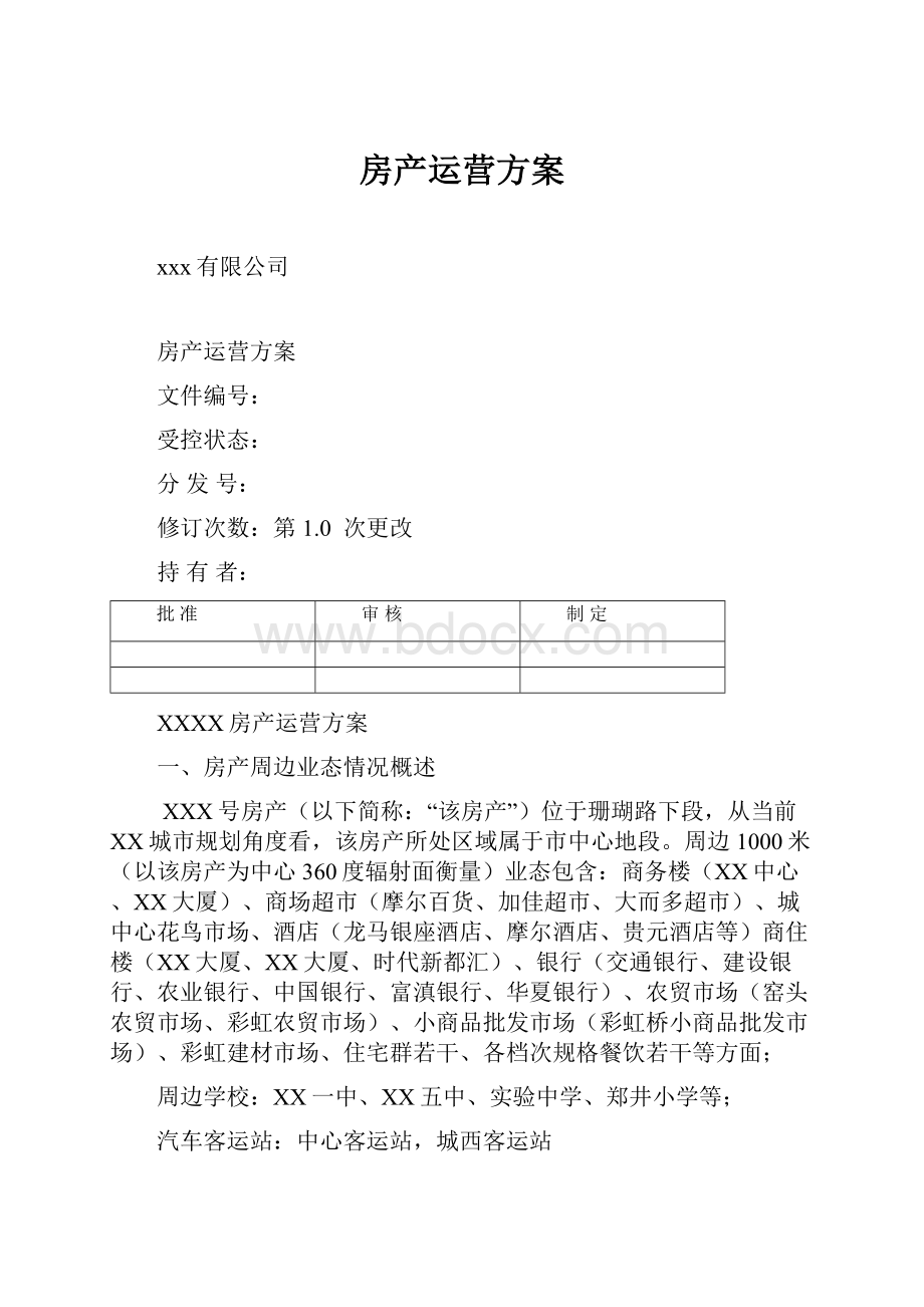 房产运营方案.docx