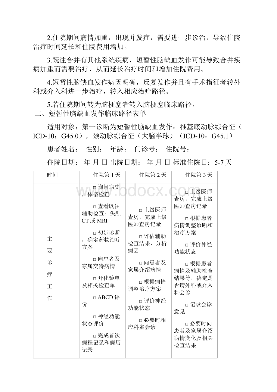 临床路径管理汇编3神经内科6个.docx_第3页