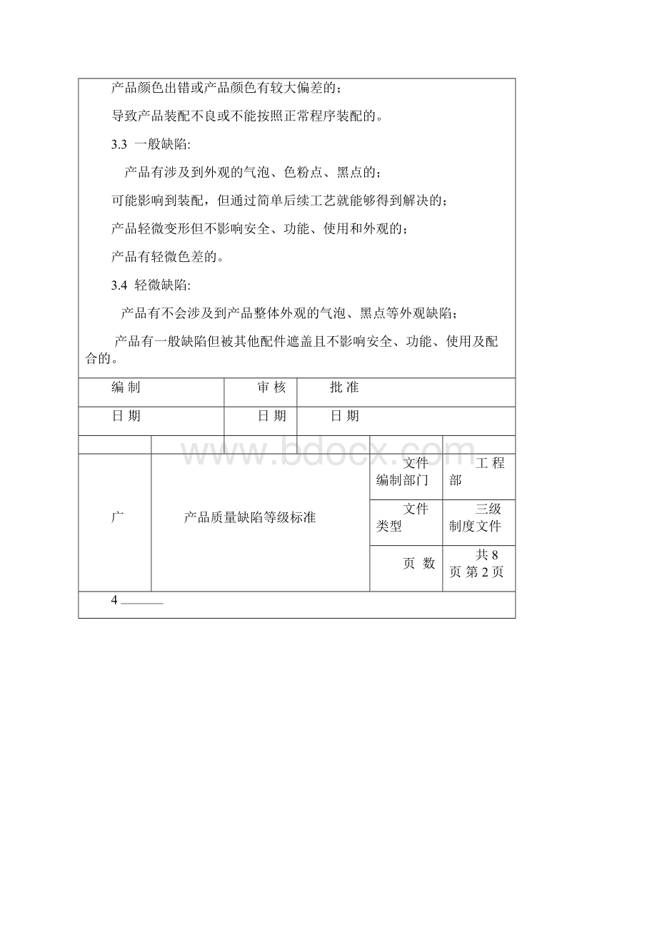 产品质量缺陷标准.docx_第2页