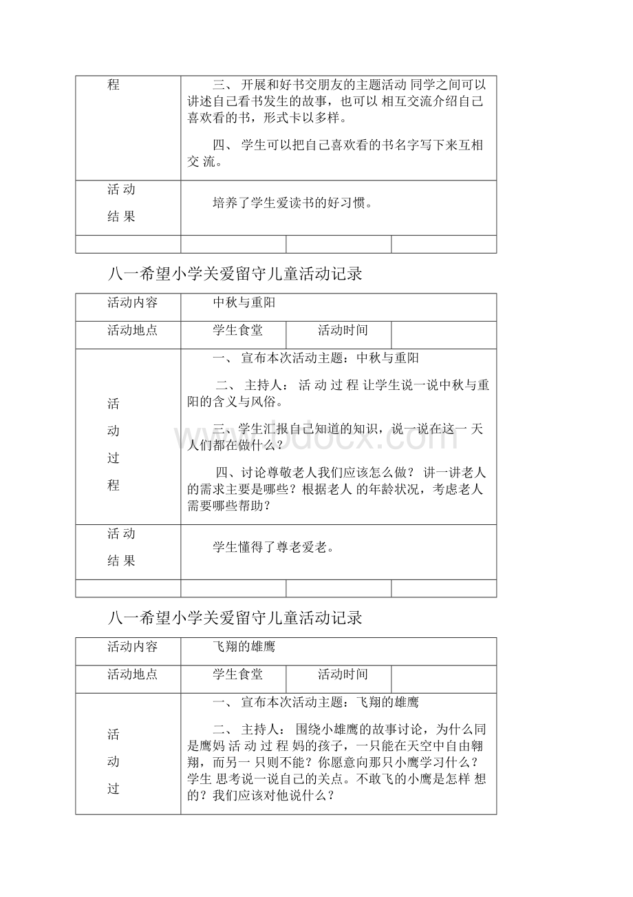 关爱留守儿童活动记录.docx_第2页