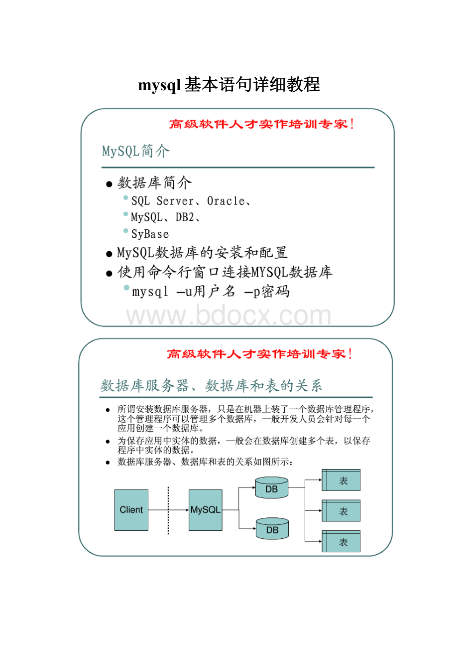 mysql基本语句详细教程.docx_第1页