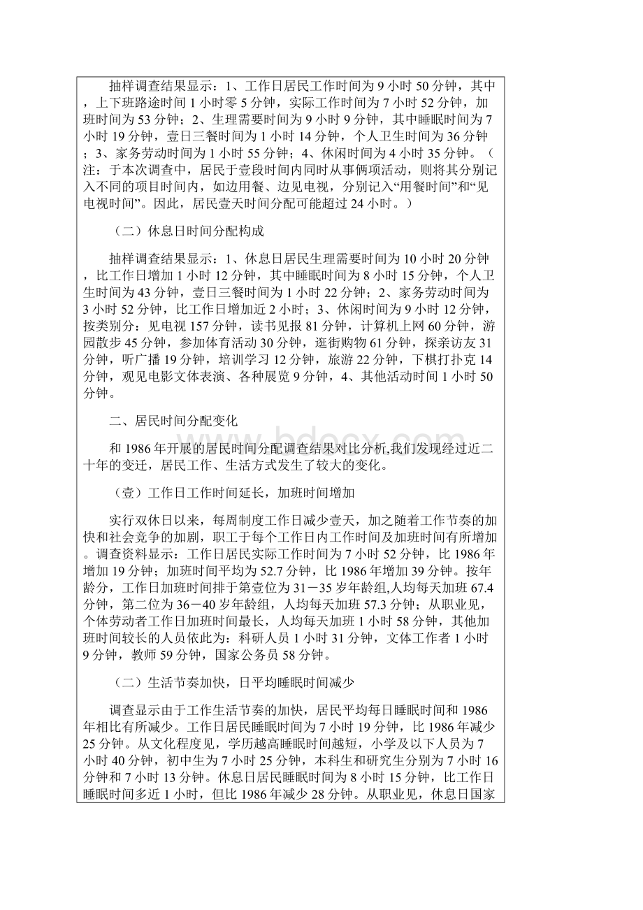 时间管理北京城市居民时间分配状况分析.docx_第2页