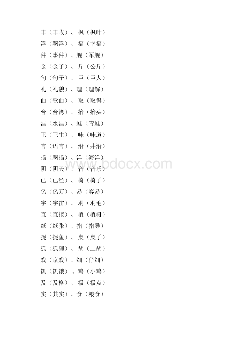 小学二年级语文上知识点归纳总结.docx_第3页