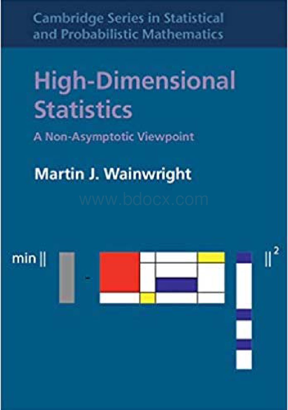 High-Dimensional Statistics A Non-Asymptotic Viewpoint ( 2019 Cambridge University Press).pdf