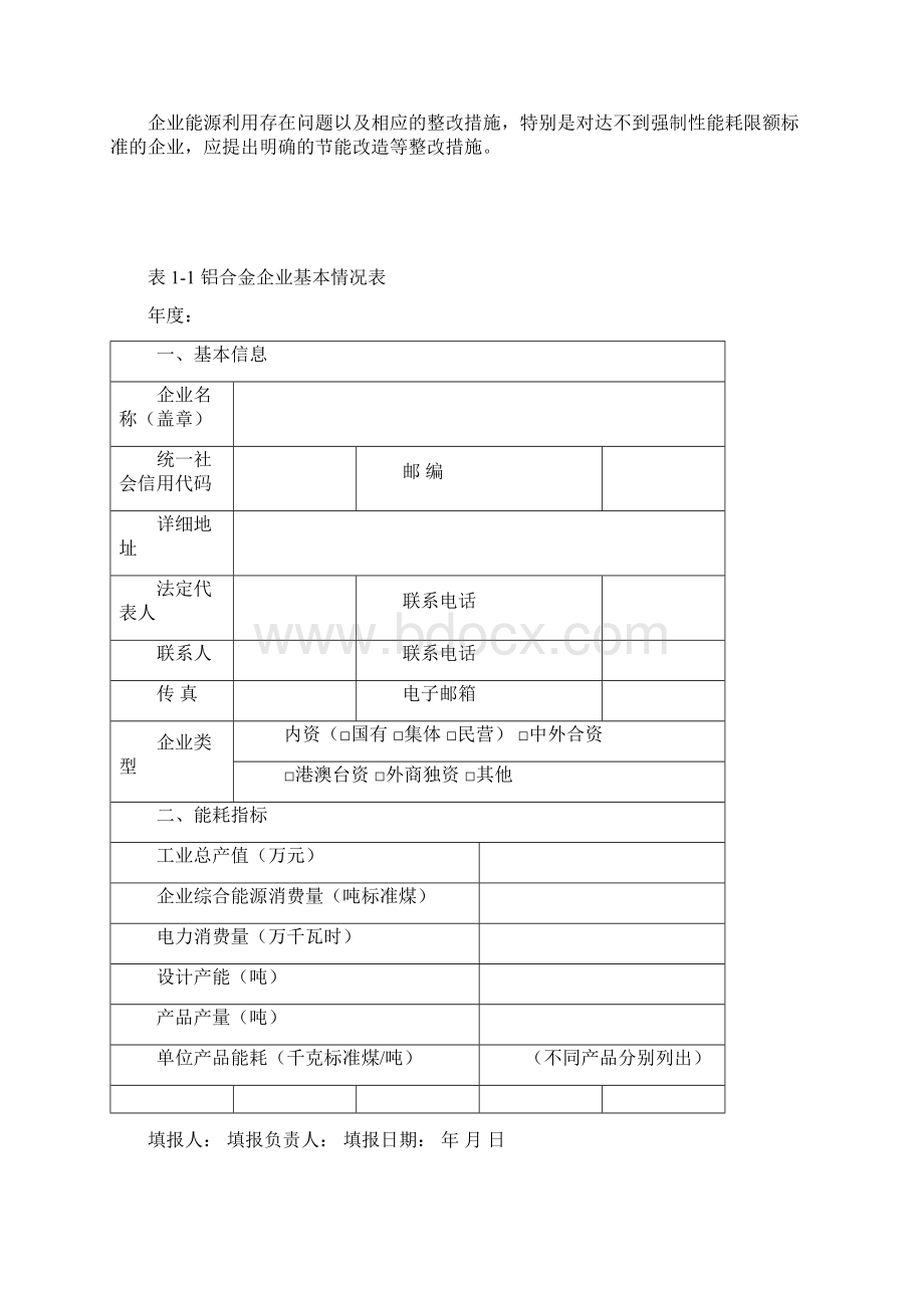 铝合金企业自查报告模板节能监察报告模板.docx_第2页