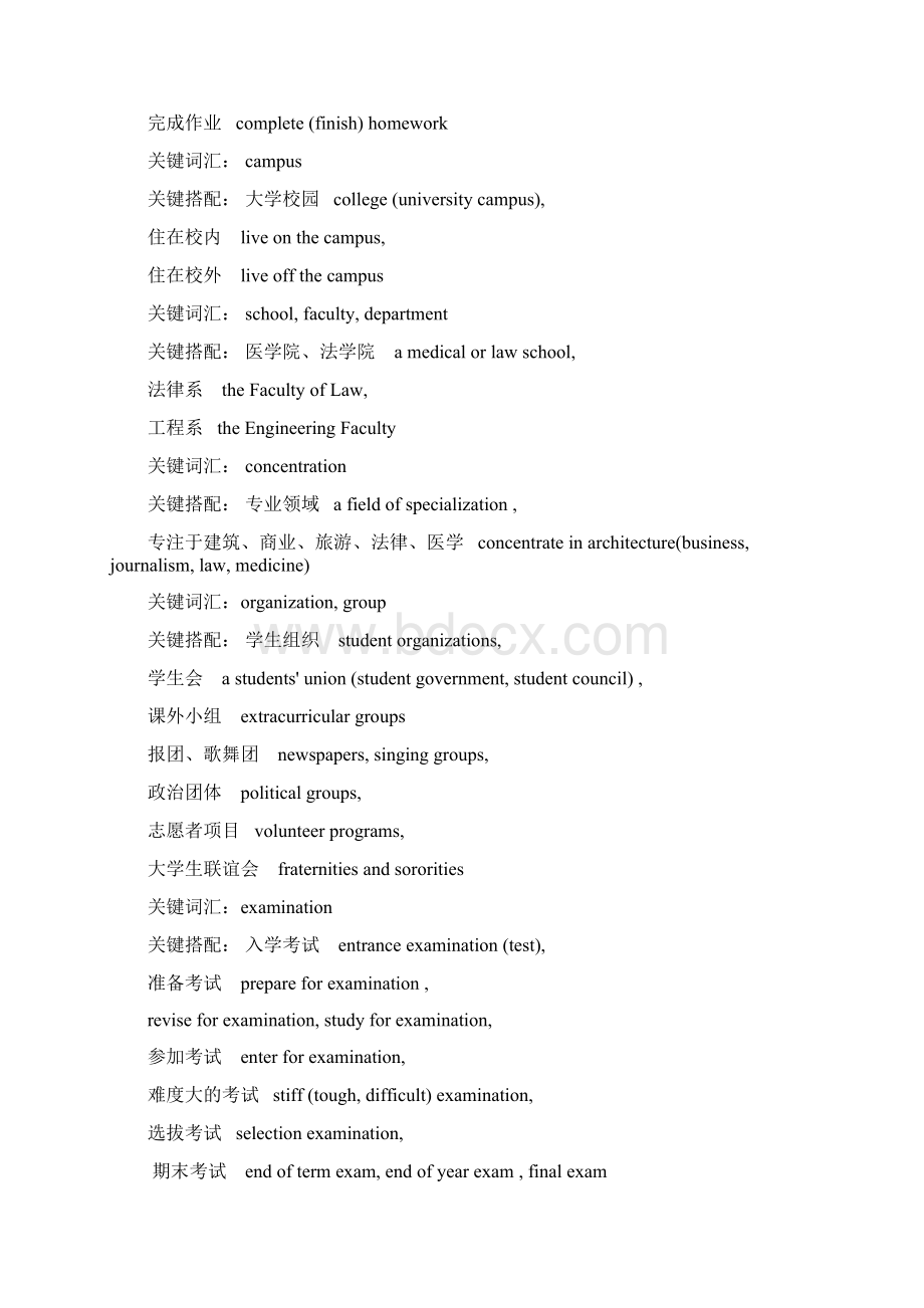 写作话题词汇中文释义汇编.docx_第3页