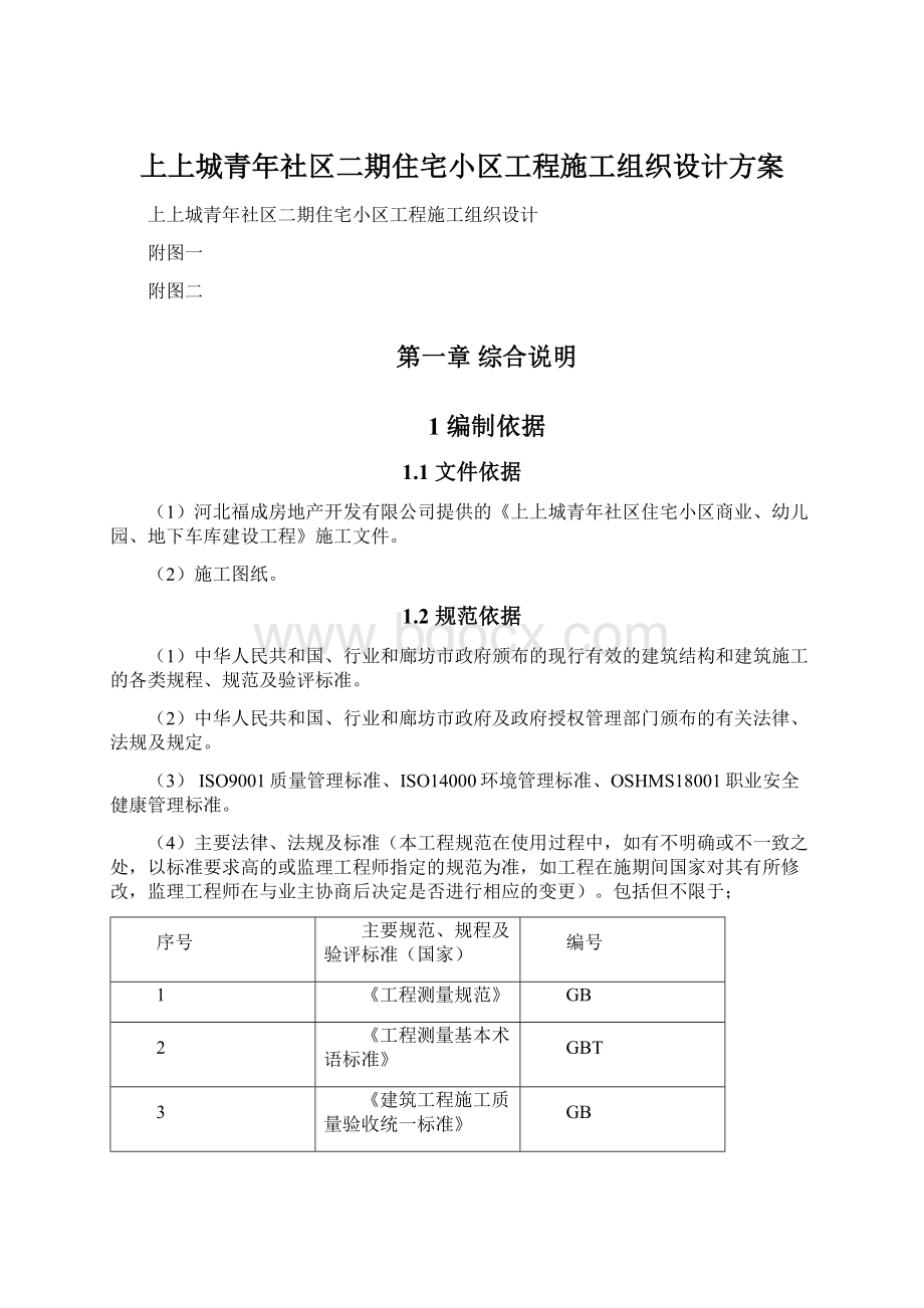 上上城青年社区二期住宅小区工程施工组织设计方案.docx