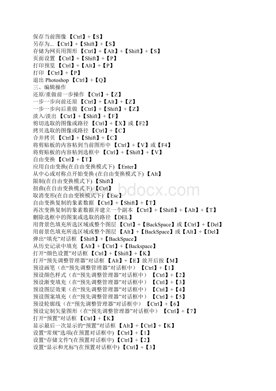 Adobe Photoshop CS5快捷键大全.docx_第2页