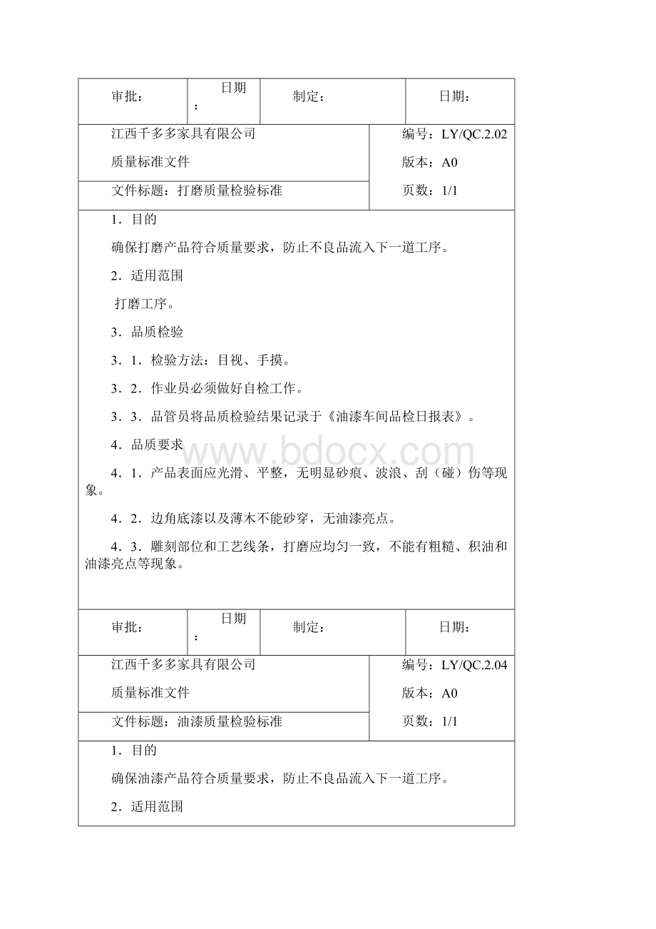 家具质量检验标准.docx_第2页