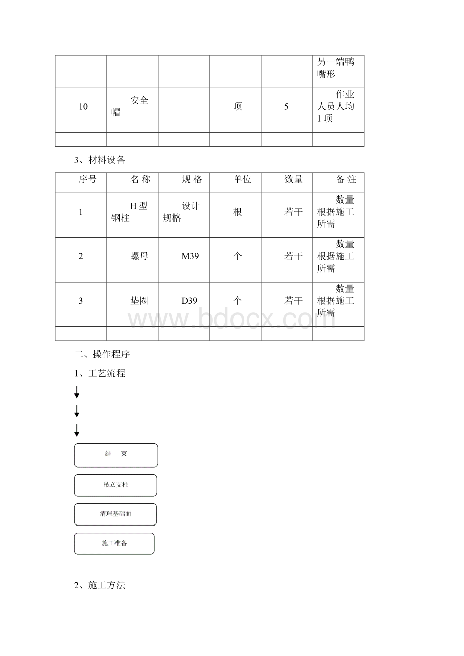 H型钢柱安装整正作业指导书.docx_第3页