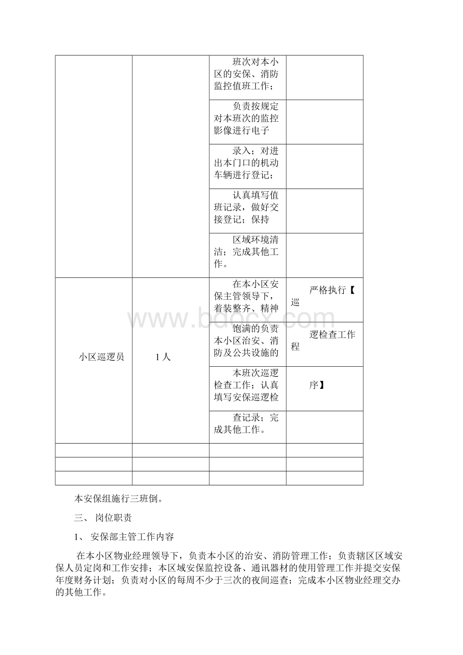 XXX小区安保服务实施方案.docx_第3页