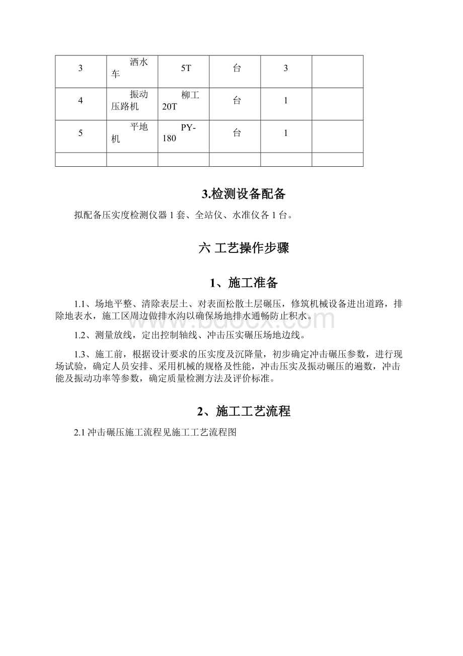 冲击碾压工程施工作业指导书.docx_第3页