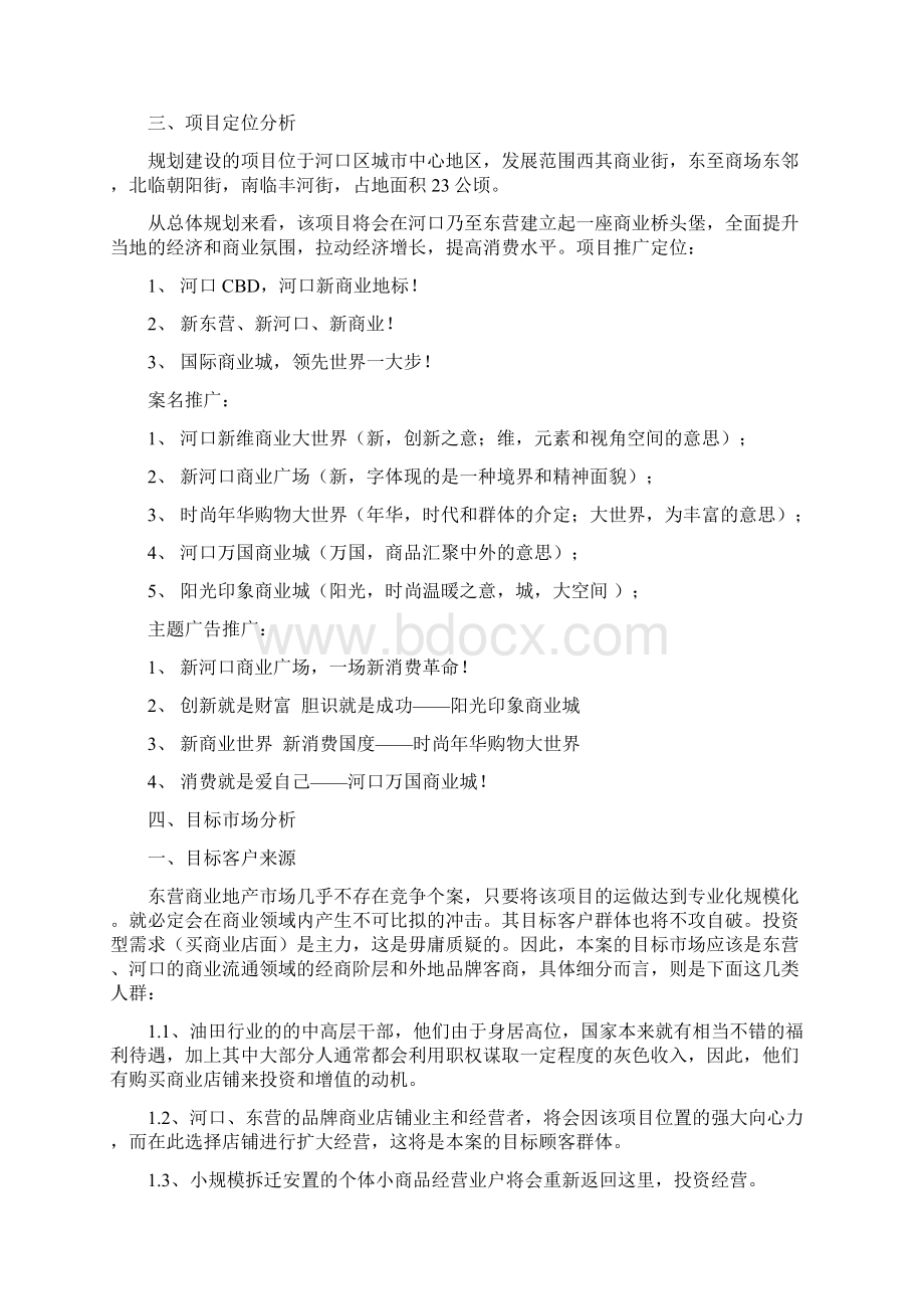 东营河口区城市中心商业区策划方案.docx_第3页