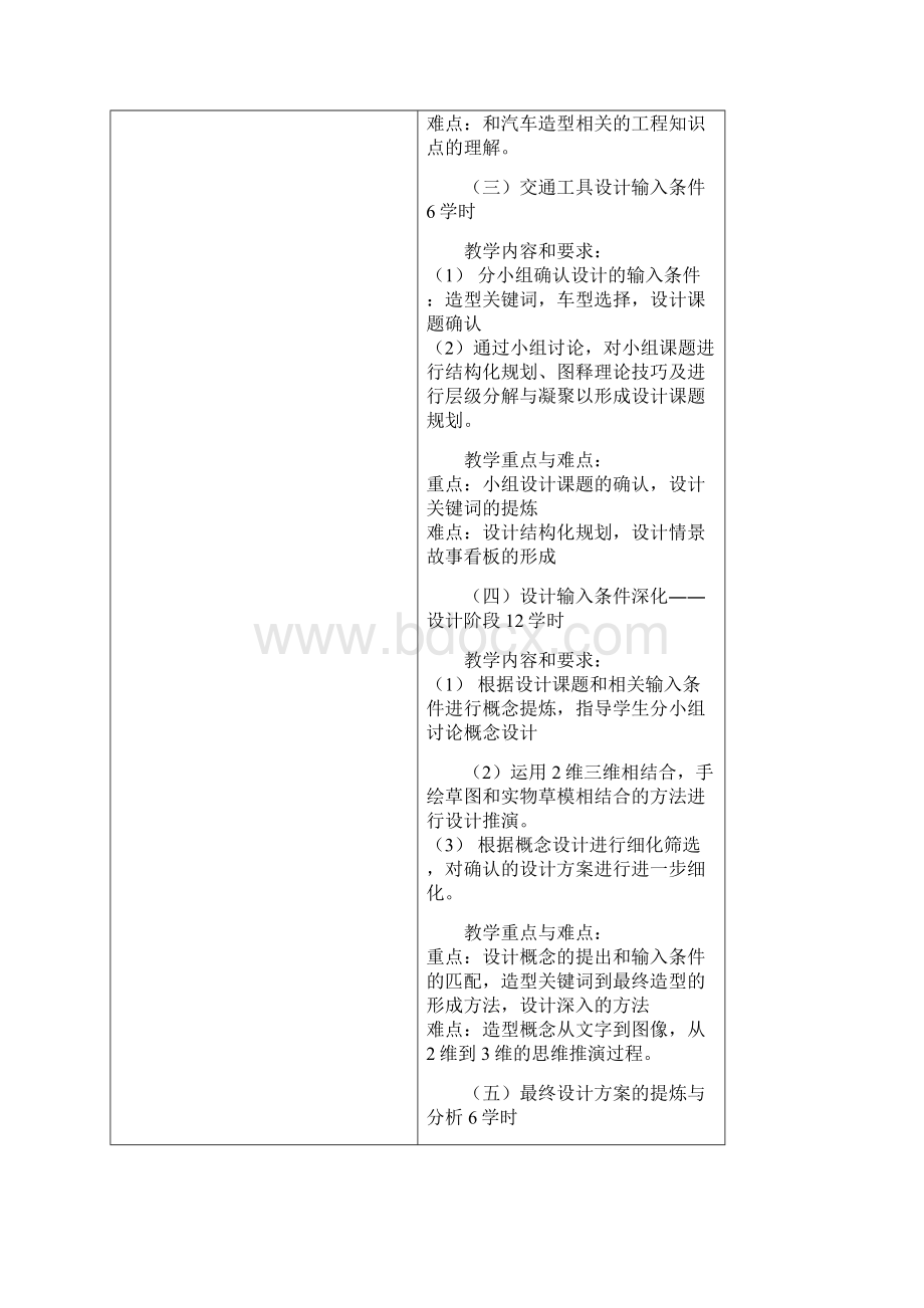 交通工具设计课程教学大纲.docx_第3页