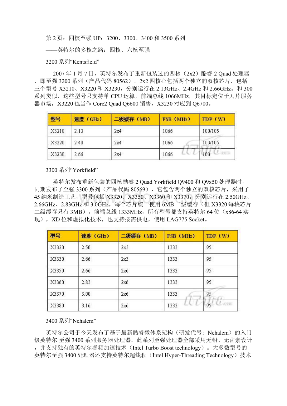 Xeon处理器型号详解.docx_第2页